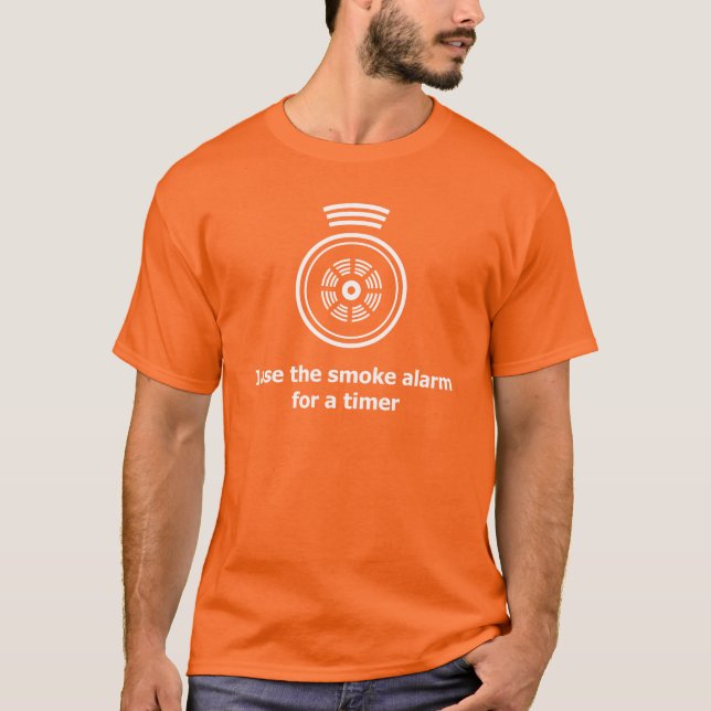 Ich verwende den Rauchmelder für einen Zeitgeber T-Shirt (Vorderseite)