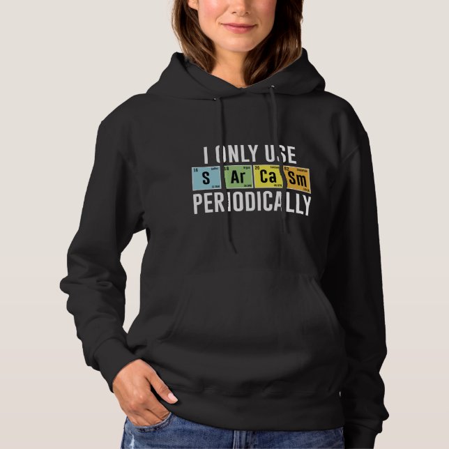 Ich verwende Sarcasm nur regelmäßig Hoodie (Vorderseite)