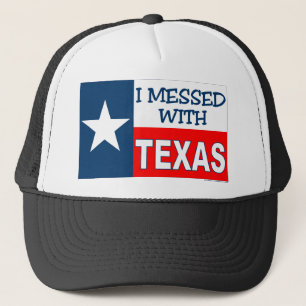 Ich verwirrte mit Texas Truckerkappe