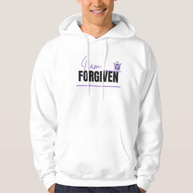Ich verzeihe Christlichen Männerpullover Hoodie (Vorderseite)