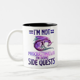 Ich verzögern nicht, ich führe nebenbei Quests dur Zweifarbige Tasse