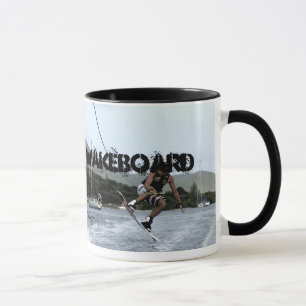 ICH WACHE ZU WAKEBOARD AUF TASSE