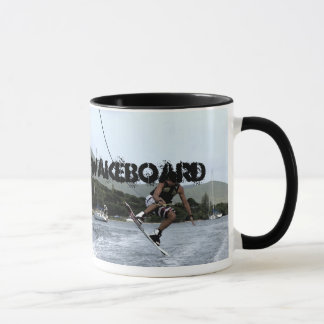 ICH WACHE ZU WAKEBOARD AUF TASSE
