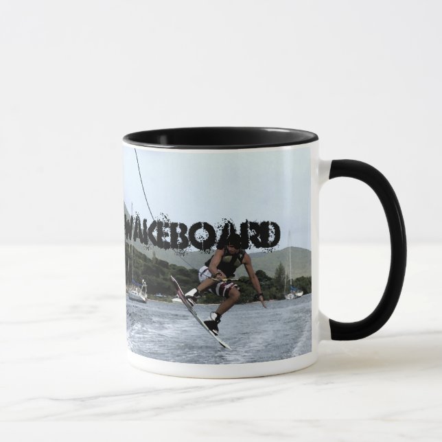 ICH WACHE ZU WAKEBOARD AUF TASSE (Rechts)