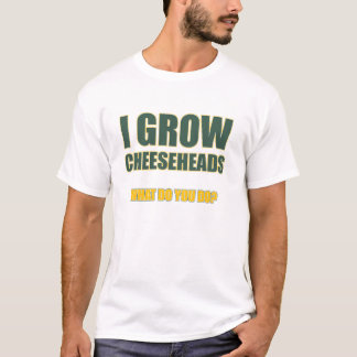 Ich wachse Cheeseheads T-Shirt
