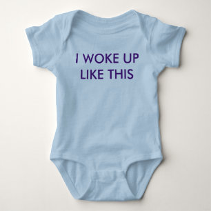 Ich wachte so auf (Baby one-sie) Baby Strampler