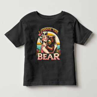 Ich wähle den Bären aus Kleinkind T-shirt