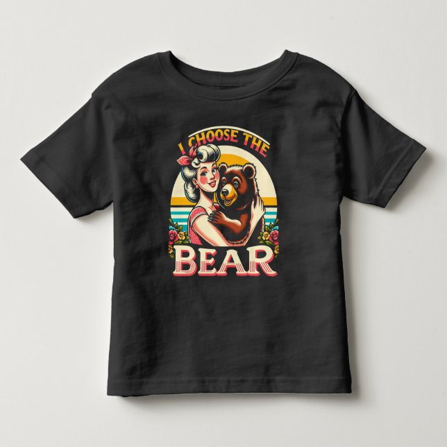 Ich wähle den Bären aus Kleinkind T-shirt (Vorderseite)