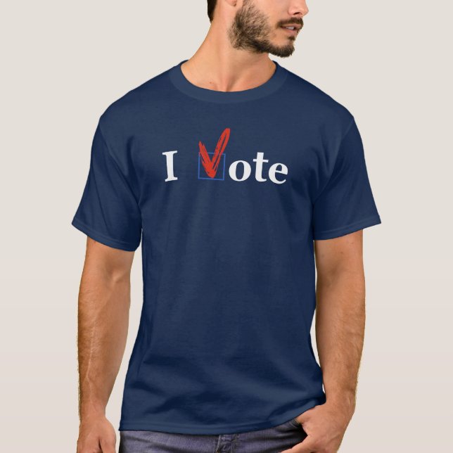 "Ich wähle" den T - Shirt, der in einigen dunklen T-Shirt (Vorderseite)