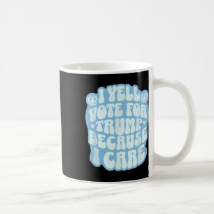 Ich wähle den Verbrecher Lustiger Trump Patriot Re Kaffeetasse