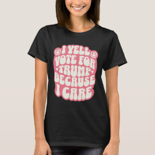 Ich wähle den Verbrecher Lustiger Trump Patriot Re T-Shirt