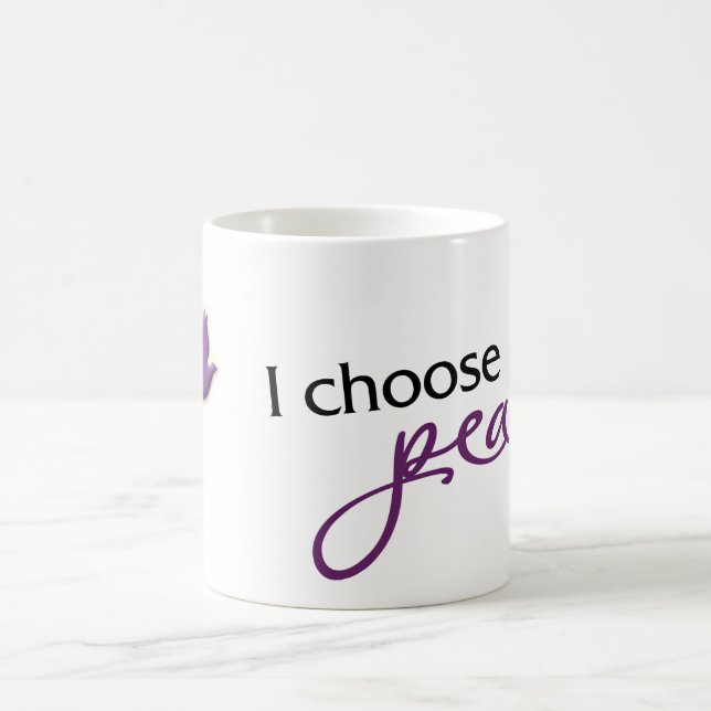 Ich wähle FriedensTasse Kaffeetasse (Mittel)