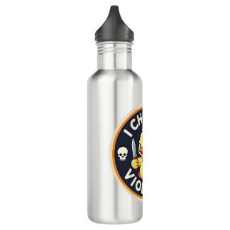 Ich wähle Gewalt Angry Duckling Edelstahlflasche