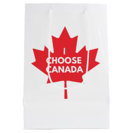 Ich wähle Kanada-Geschenktasche Mittlere Geschenktüte