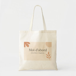 "Ich wähle mich aus." Tragetasche