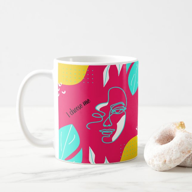 Ich wähle mich kaffeetasse (Mit Donut)