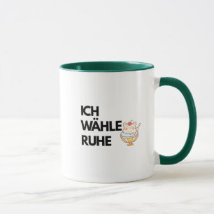 Ich Wähle Ruhe Tasse Combo, Ruhe Kaffeetasse