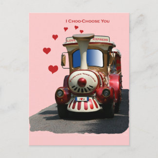 Ich wähle Sie aus Postkarte