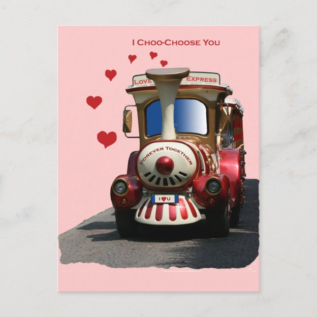 Ich wähle Sie aus Postkarte (Vorderseite)