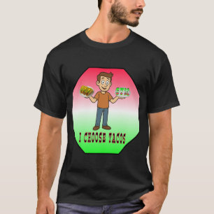 Ich wähle Tacos Lustiges Fitnessstudio vs Tacos De T-Shirt