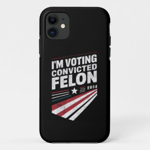 Ich wähle verurteilter Verbrecher 2024 Trump Case-Mate iPhone Hülle