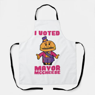 Ich wählte Bürgermeister Mccheese Schürze