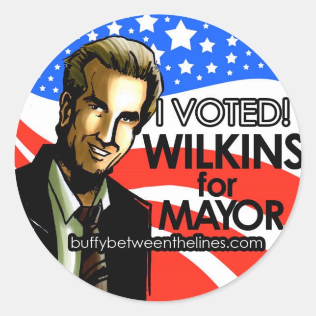 Ich wählte Sticker (Vorderseite)