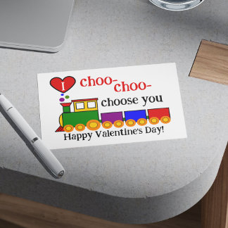 Ich wählte "Wählen Sie Ihre Valentinstag-Kind-Klas Mitteilungskarte