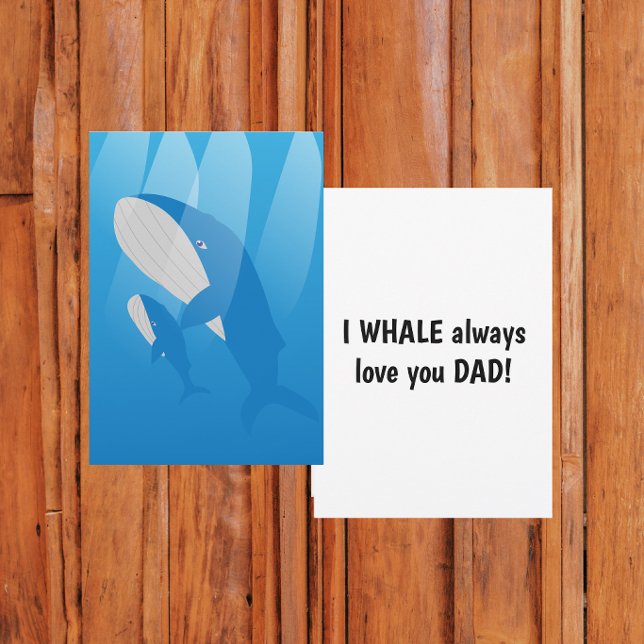 Ich Wal liebe dich immer, Papa Flat  Karte (Von Creator hochgeladen)