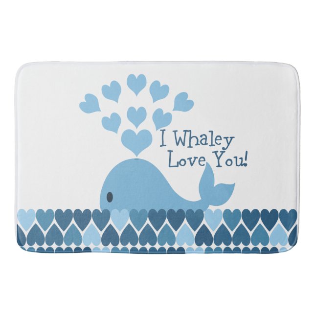 Ich wale dir Liebe Badematte (Vorderseite)