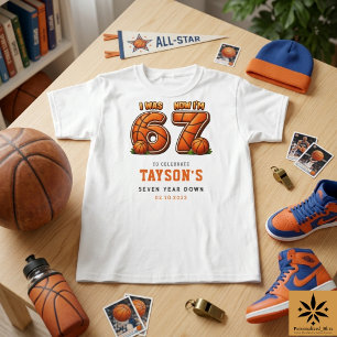 Ich war 6, jetzt bin ich 7 Basketball – All-Star G T-Shirt
