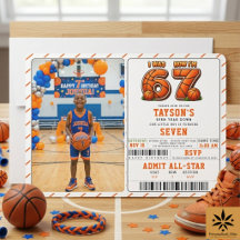 Ich war 6, jetzt bin ich 7 Basketball Geburtstag –