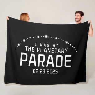 Ich war am 28. Februar 2025 bei der Planetsparade Fleecedecke