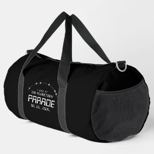 Ich war auf der Planetenparade vom 28. August 2024 Duffle Bag