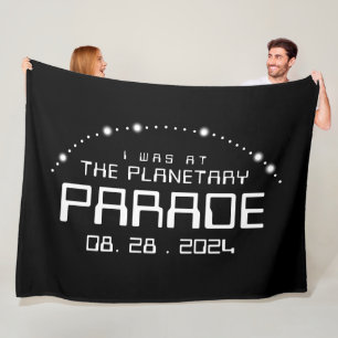 Ich war auf der Planetenparade vom 28. August 2024 Fleecedecke