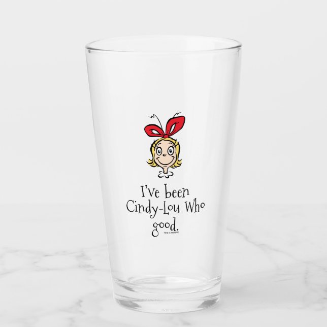 Ich war Cindy-Lou, der gut war Glas (Vorderseite)