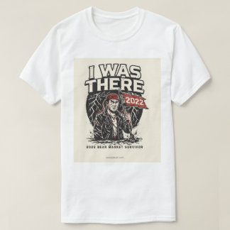 ICH WAR DA - Bitcoin Herren T-Shirt