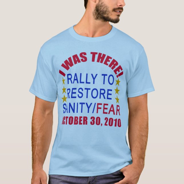 ICH WAR DORT an der Kundgebung zum T-Shirt (Vorderseite)