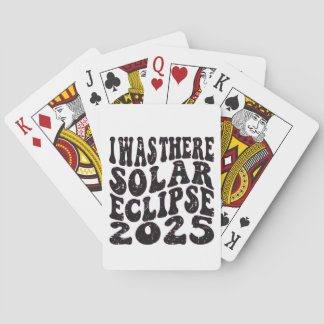 Ich war dort Solar Eclipse 2025 teilweise Eclipse Spielkarten