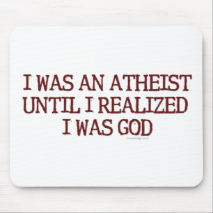 Ich war ein Atheist Mousepad