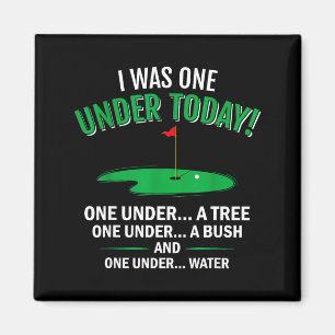 Ich war einer unter lustigem Golf-Liebhaber Golfer Magnet