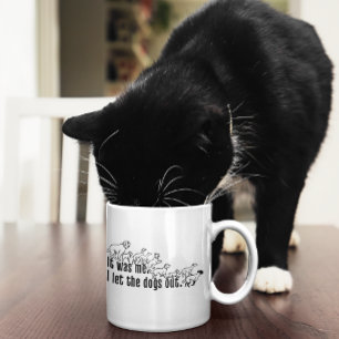 Ich war es - ich ließ die Hunde lustig aus Jumbo-Tasse