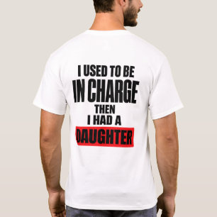 Ich war früher verantwortlich, dann bekam ich eine T-Shirt