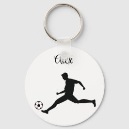 Ich war geboren Fußball zu spielen Schlüsselanhänger