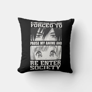 Ich war gezwungen, mein Anime zu unterbrechen und  Kissen