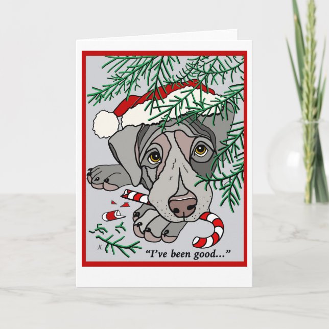 "Ich war gut." Karte (Vorderseite)