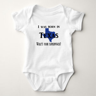 Ich war in Texas, was bin Ihre Supermacht geboren? Baby Strampler