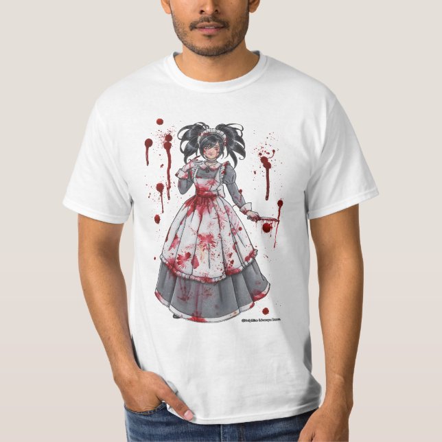 Ich war Mädchen für Sie gotisches Shirt (Vorderseite)