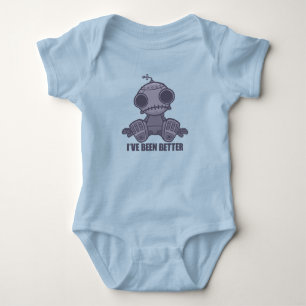 Ich war mal besser Trauriger Roboter Cartoon Baby Strampler