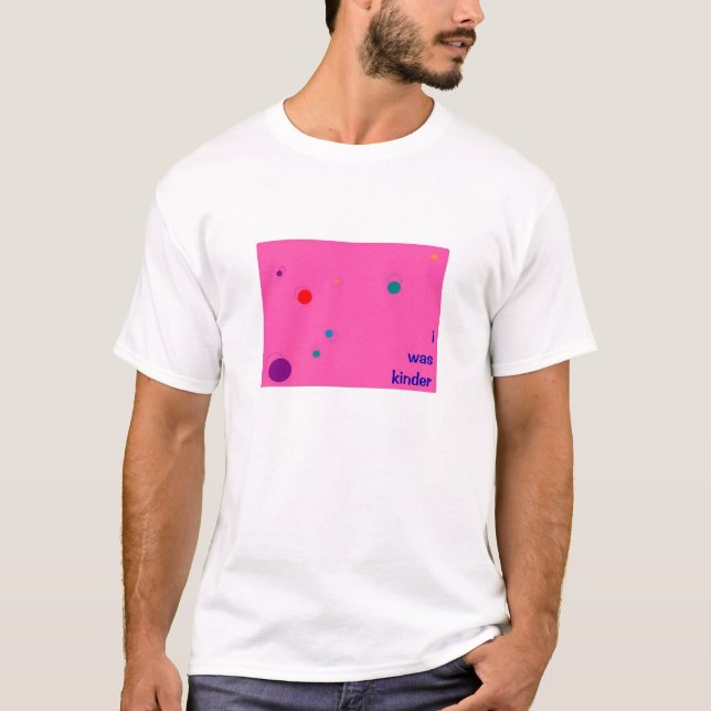 ich war netter T-Shirt (Vorderseite)